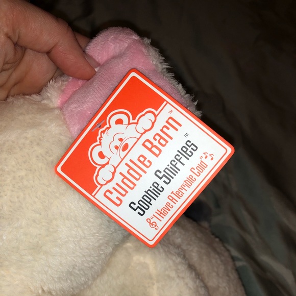 Cuddle Barn Get Well collection Animated plush toy elephant, sneezes talks NEW - Picture 4 of 8